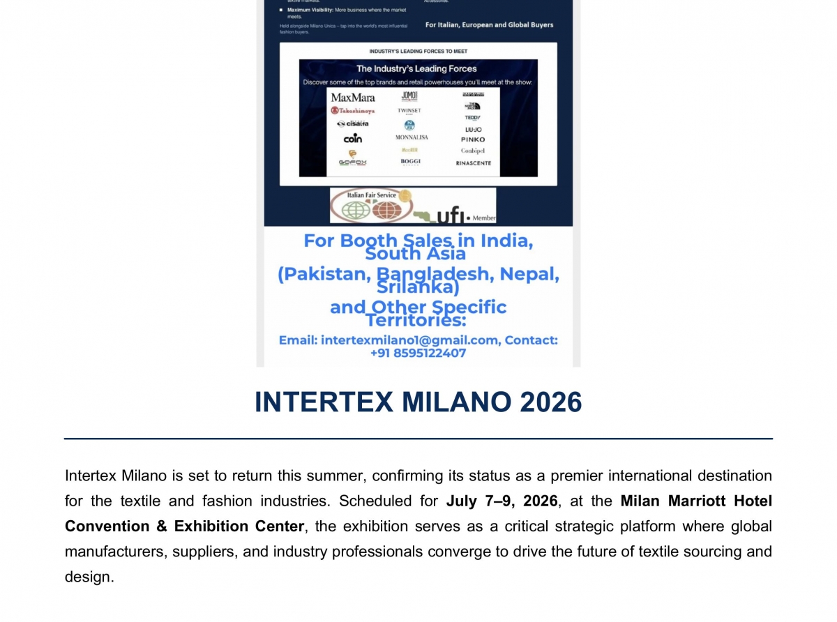 International Textile Fair: Intertex Milano 2026